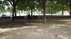 Iria Ruiz, una sugar baby ardiente, follada por Leo Santos mientras su sugar daddy se masturba